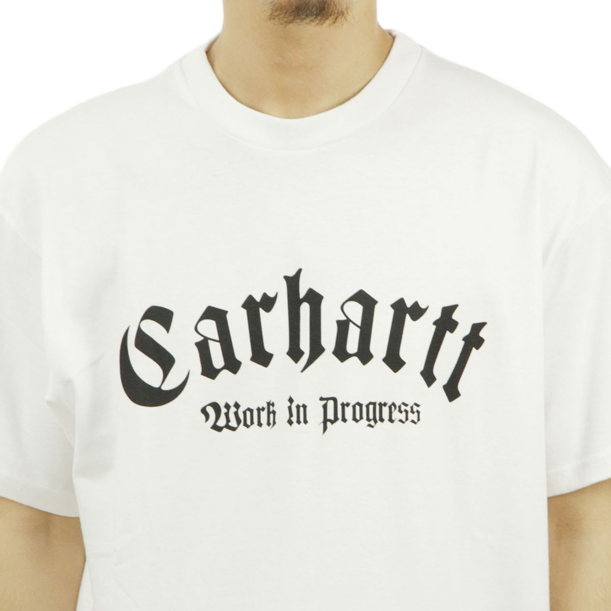 �����ϡ��� ��� ȾµT����� ������ CARHARTT WIP ���롼�ͥå� ����ե��å� SHORT SLEEVE ONYX T-SHIRT WHITE / BLACK I032875