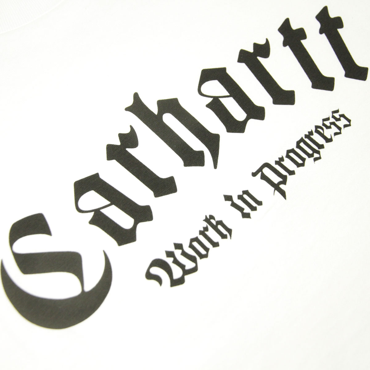 �����ϡ��� ��� ȾµT����� ������ CARHARTT WIP ���롼�ͥå� ����ե��å� SHORT SLEEVE ONYX T-SHIRT WHITE / BLACK I032875