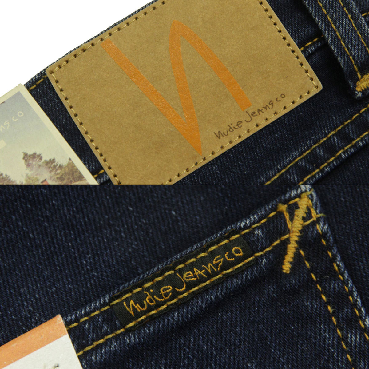 �̡��ǥ��������� ��� ������ ��������Ź Nudie Jeans �ǥ˥�ѥ�� �����ѥ� �ܥȥॹ LEAN DEAN DENIM JEANS NEW INK 287 113809 A62B B1C C2D D1E E06F
