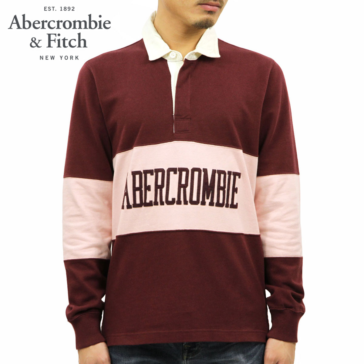 アバクロ ラガーシャツ メンズ 正規品 Abercrombie＆Fitch 長袖ラガー 