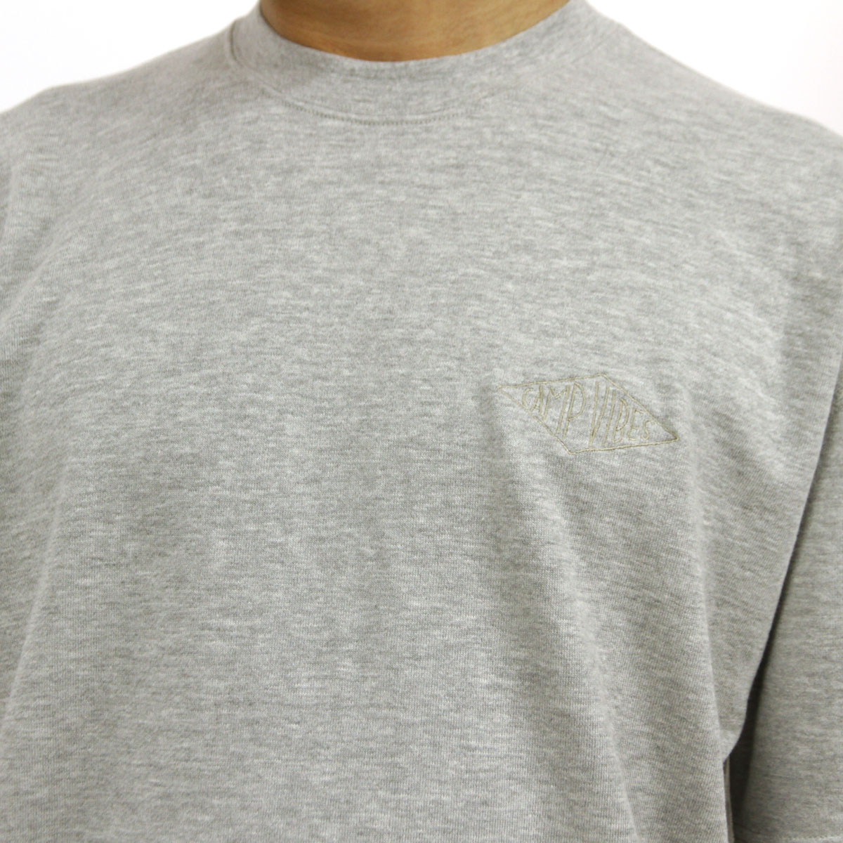 �ݡ��顼 T����� ��������Ź POLER ȾµT�����  CV BAGGY CREWNECK S/S TEE GREY HEATHER  A79B B1C C1D D1E E02F