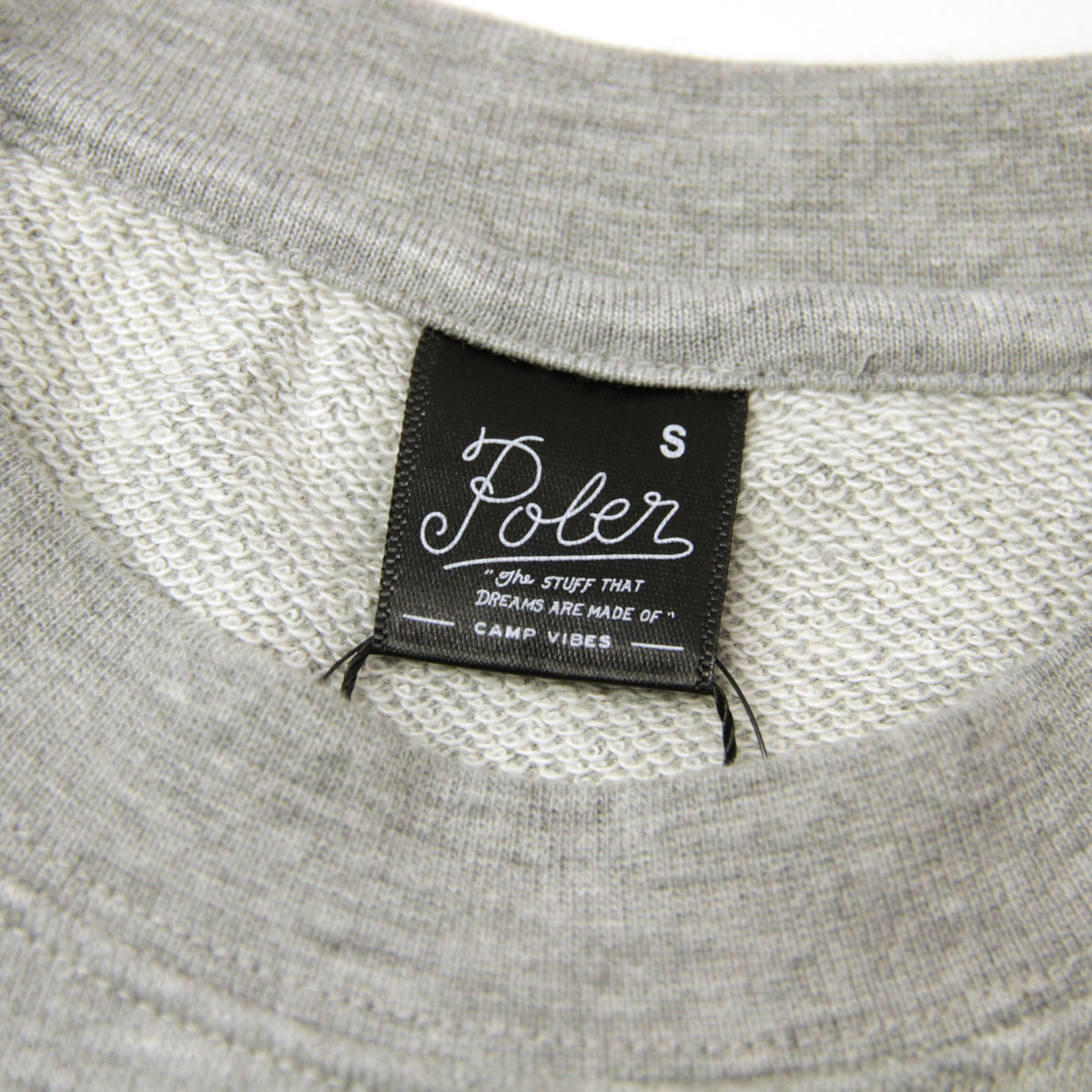 �ݡ��顼 T����� ��������Ź POLER ȾµT�����  CV BAGGY CREWNECK S/S TEE GREY HEATHER  A79B B1C C1D D1E E02F
