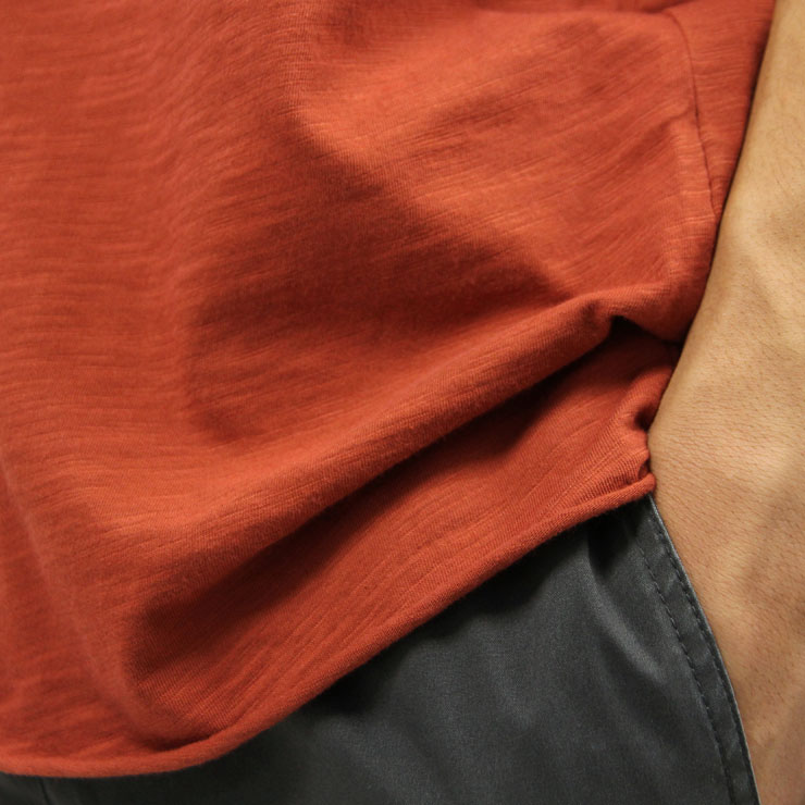 ̡ǥ T Ź Nudie Jeans ȾµT  Raw Hem T-Shirt Red 131274 A62B B1C C1D D1E E11F