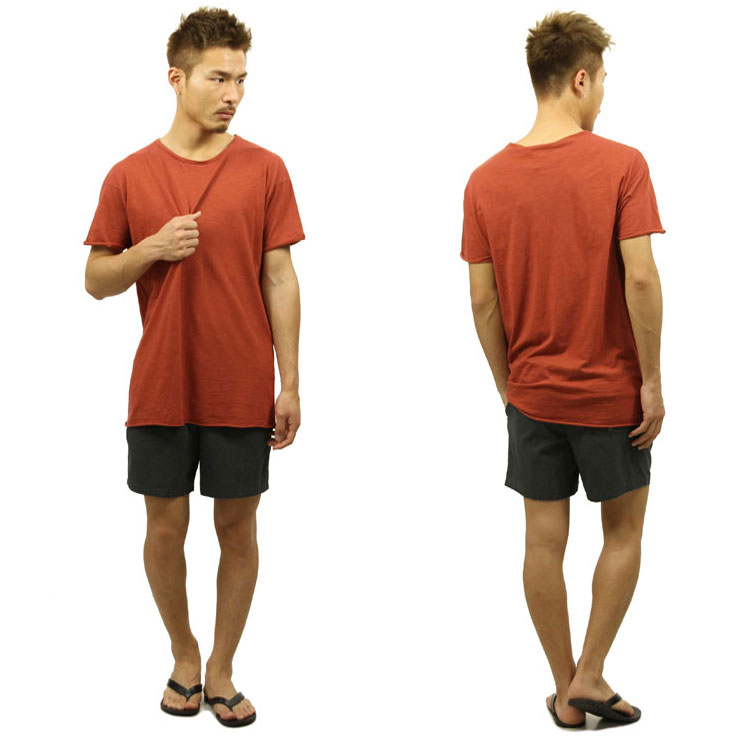 ̡ǥ T Ź Nudie Jeans ȾµT  Raw Hem T-Shirt Red 131274 A62B B1C C1D D1E E11F