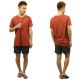 ̡ǥ T Ź Nudie Jeans ȾµT  Raw Hem T-Shirt Red 131274 A62B B1C C1D D1E E11F