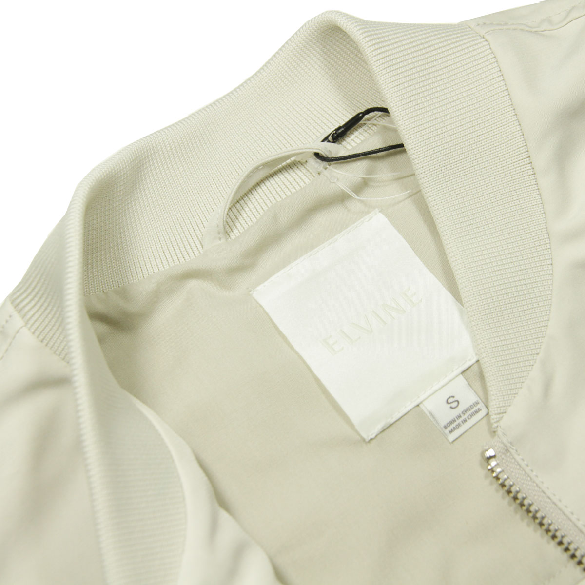 ����Х��� ��� �ܥ�С����㥱�å� ��������Ź elvine MA-1 ���㥱�å� �������� REX BOMBER JACKET 331050 297 BONE WHITE