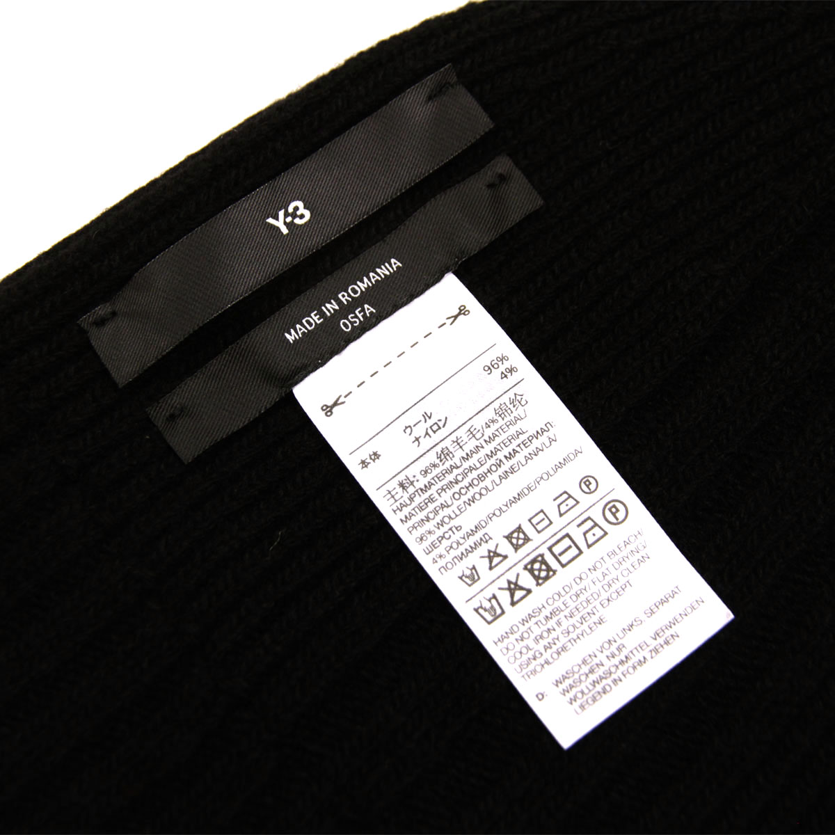 �磻���꡼ ��� ��ǥ����� �˥åȥ���å� ������ Y-3 ���� �ӡ��ˡ� �˥å�˹ Y-3 KNIT BEANIE IL6965 BLACK