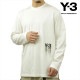磻꡼  ĹµT  Y-3 롼ͥå åȥ  GFX LS TEE IZ3121 OFF WHITE