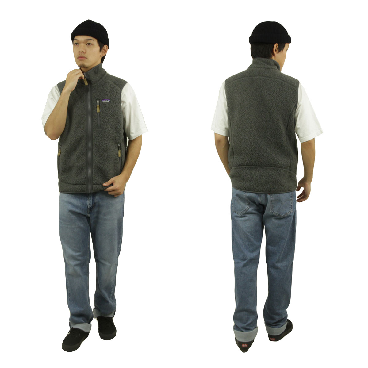 �ѥ����˥� ��� �٥��� ������ patagonia �������� �ե꡼�� �ܥ��٥��� RETRO PILE FLEECE VEST 22821 FGE FORGE GREY A53B B1C C1D D4E E02F