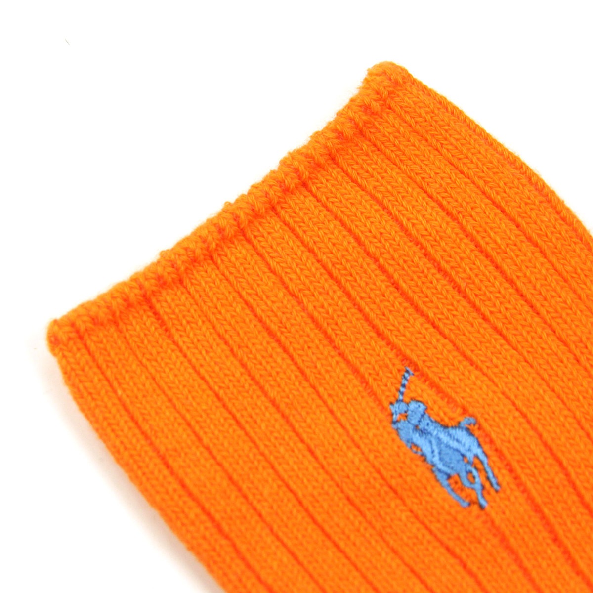 �ݥ� ���ե������ ���å��� ��� ������ POLO RALPH LAUREN ���� ���롼���å��� COTTON RIB SINGLE SOCK ORANGE - GREEN 807 - ORANGE A05B B1C C7D D1E E10F