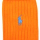 �ݥ� ���ե������ ���å��� ��� ������ POLO RALPH LAUREN ���� ���롼���å��� COTTON RIB SINGLE SOCK ORANGE - GREEN 807 - ORANGE A05B B1C C7D D1E E10F