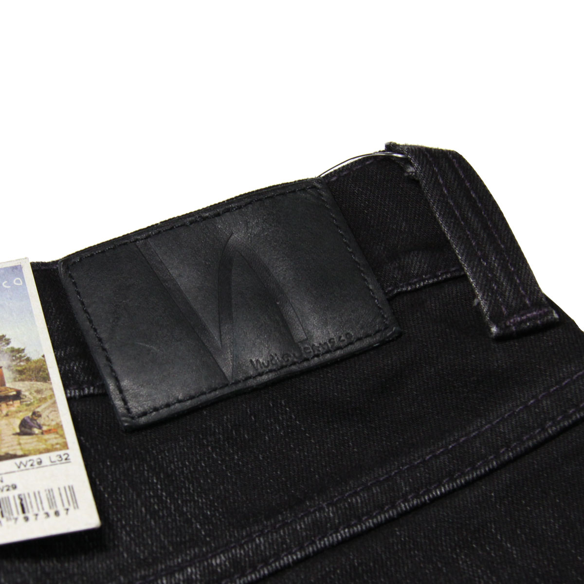 ̡ǥ   Ź Nudie Jeans ƥ ܥȥॹ ѥ GRIM TIM DENIM JEANS DEEP BLACK WORN 572 1125510 A62B B1C C2D D1E E13F