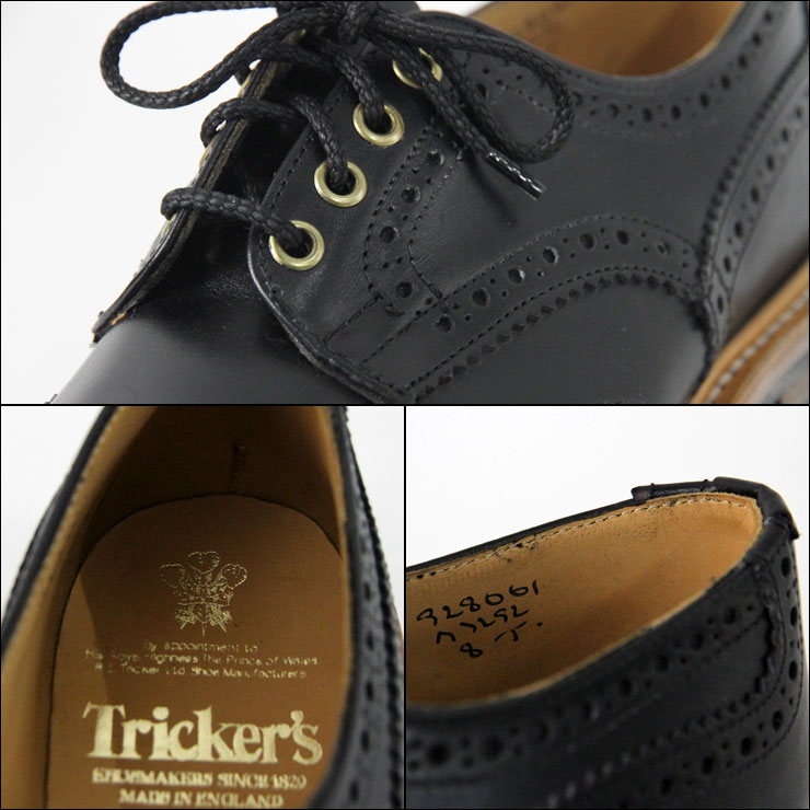 �ȥ�å����� TRICKERS ��������Ź ����ȥ꡼���塼�� TRICKER'S M7292 WING TIP SHOES BLACK A86B B1C C4D D5E E13F