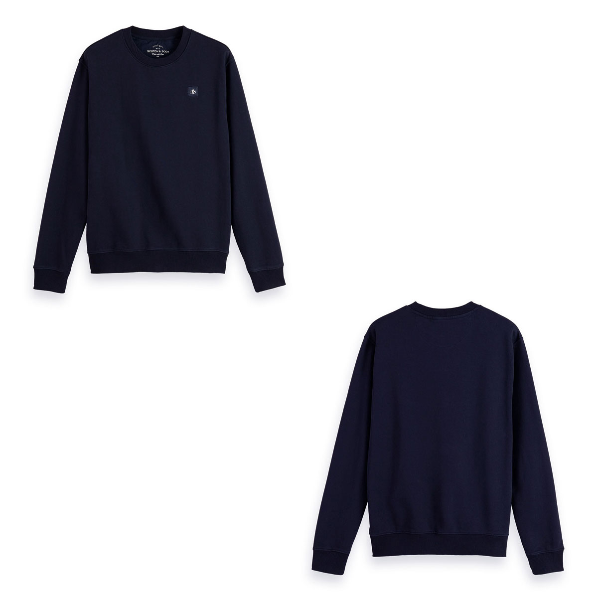 �����å�����ɥ����� �������å� ��� ��������Ź SCOTCH��SODA �ȥ졼�ʡ� BASIC SIGNATURE ORGANIC COTTON FLEECE 165318 0002 53850 78 NIGHT A39B B1C C1D D5E E06F