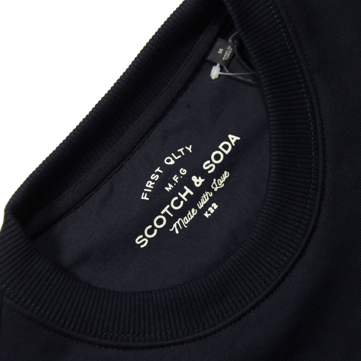 �����å�����ɥ����� �������å� ��� ��������Ź SCOTCH��SODA �ȥ졼�ʡ� BASIC SIGNATURE ORGANIC COTTON FLEECE 165318 0002 53850 78 NIGHT A39B B1C C1D D5E E06F