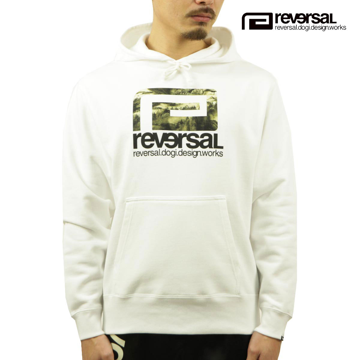 ��С����� �ѡ����� ��� ��������Ź REVERSAL rvddw �ץ륪���С��ѡ����� CONTROL BIG MARK HOODIE RV22AW201 WHITE A06B B1C C1D D5E E01F