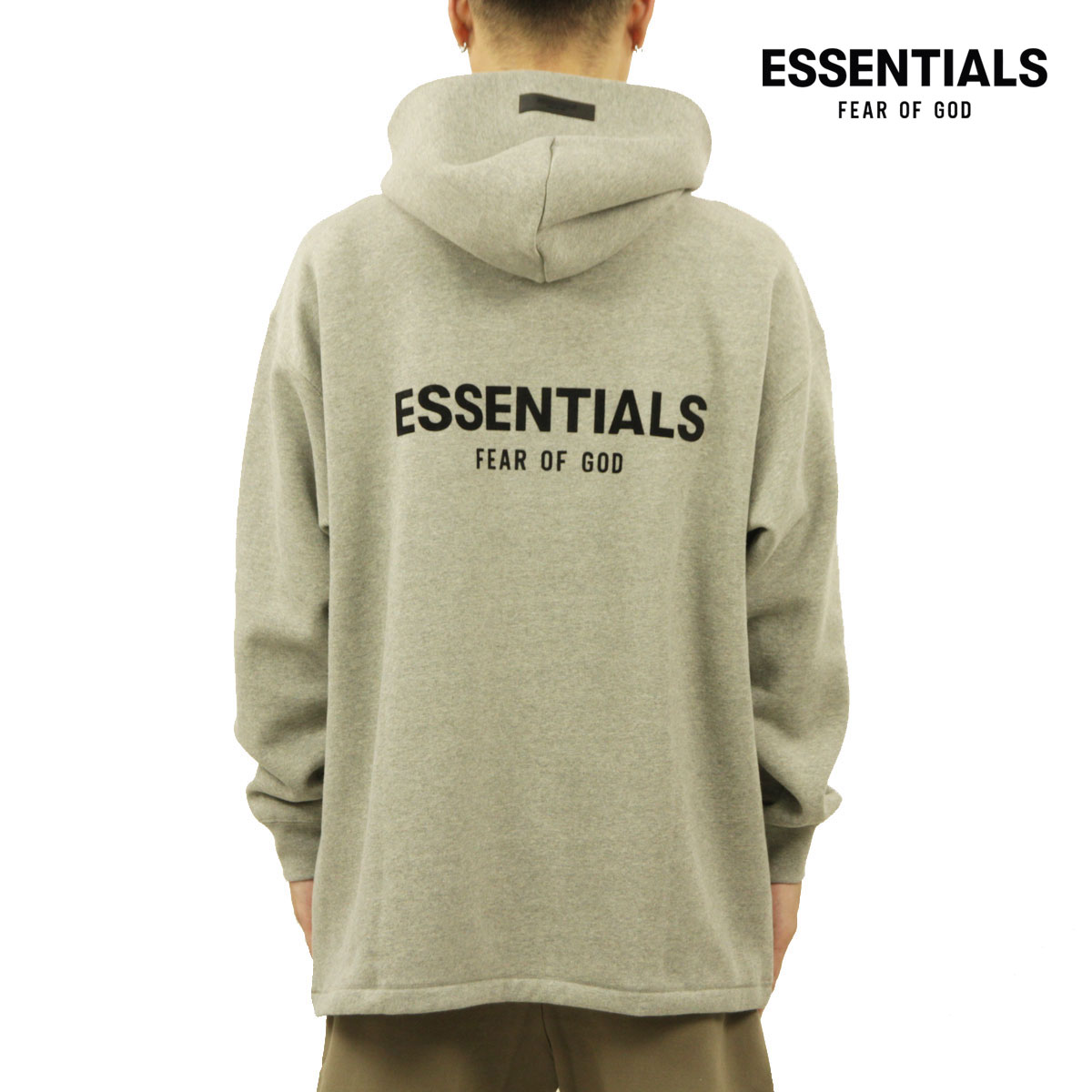 �ե������֥��å� fog essentials �ѡ����� ��� ������ FEAR OF GOD ���å��󥷥�륺 ���� �ץ륪���С��ѡ����� ESSENTIALS FEAR OF GOD STRETCH  RELAXED HOODIE DARK OATMEAL AA5B B1C C1D D5E E02F