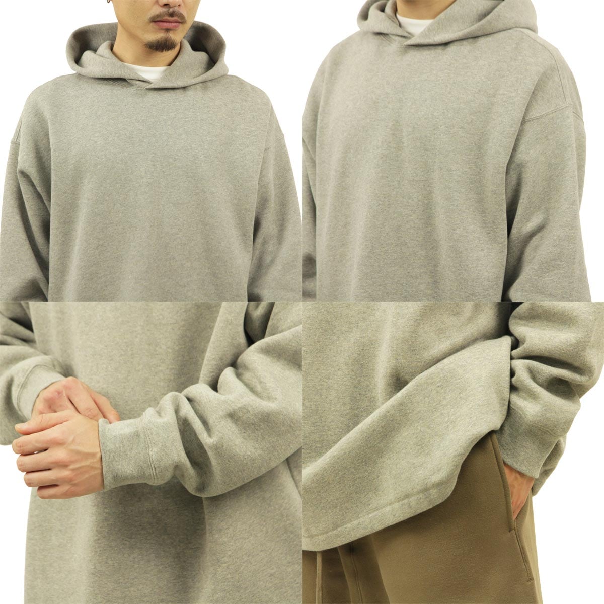 �ե������֥��å� fog essentials �ѡ����� ��� ������ FEAR OF GOD ���å��󥷥�륺 ���� �ץ륪���С��ѡ����� ESSENTIALS FEAR OF GOD STRETCH  RELAXED HOODIE DARK OATMEAL AA5B B1C C1D D5E E02F