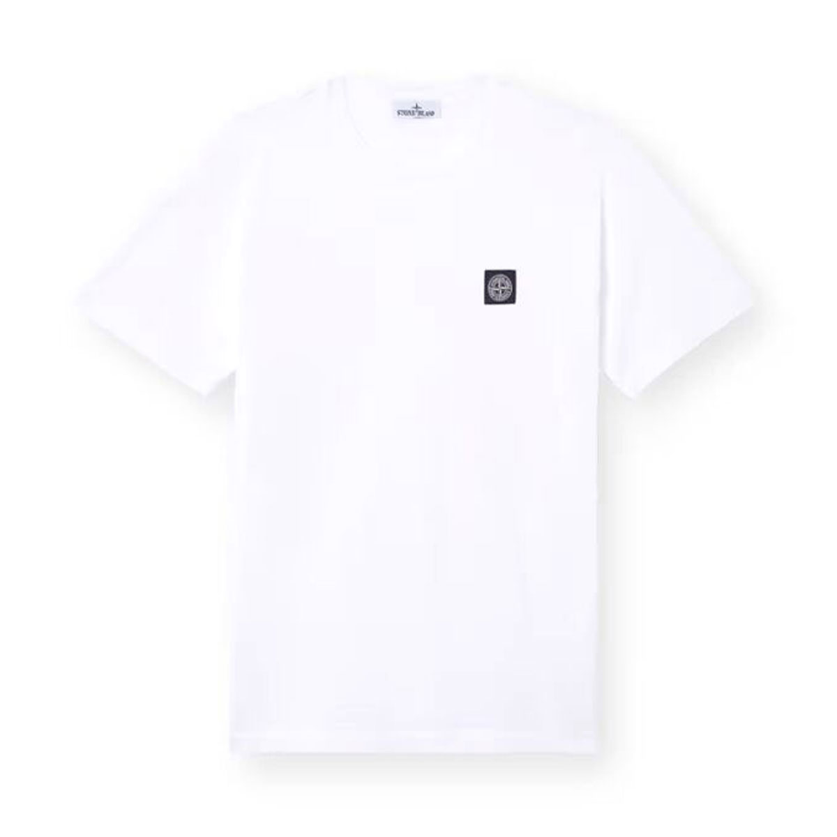 ���ȡ��󥢥����� ��� ȾµT����� ������ STONE ISLAND ���롼�ͥå� ���� T����� 60/2 COTTON JERSEY SHORT SLEEVE T-SHIRT 2100027 S0013 V0001 WHITE AB4B B1C C1D D1E E01F