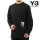 磻꡼  ĹµT  Y-3 롼ͥå åȥ  GFX LS TEE IZ3122 BLACK