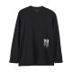 磻꡼  ĹµT  Y-3 롼ͥå åȥ  GFX LS TEE IZ3122 BLACK