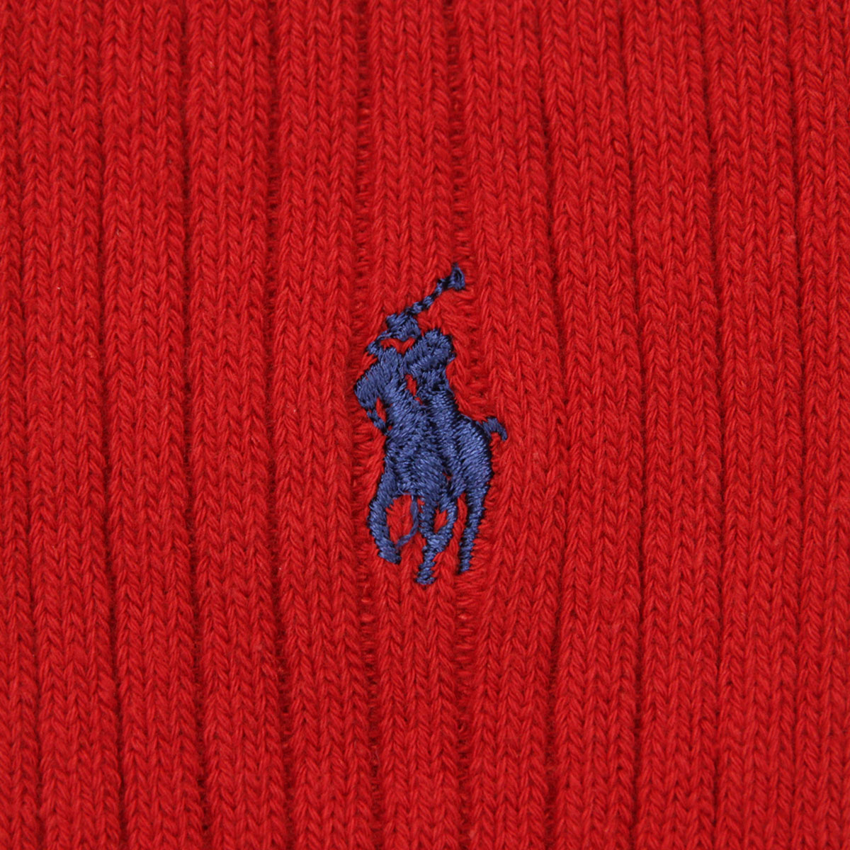 �ݥ� ���ե������ ���å��� ��� ������ POLO RALPH LAUREN ���� ���롼���å��� COTTON RIB SINGLE SOCK RED - NAVY 601 - RED A05B B1C C7D D1E E11F