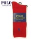 �ݥ� ���ե������ ���å��� ��� ������ POLO RALPH LAUREN ���� ���롼���å��� COTTON RIB SINGLE SOCK RED - NAVY 601 - RED A05B B1C C7D D1E E11F