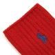 �ݥ� ���ե������ ���å��� ��� ������ POLO RALPH LAUREN ���� ���롼���å��� COTTON RIB SINGLE SOCK RED - NAVY 601 - RED A05B B1C C7D D1E E11F