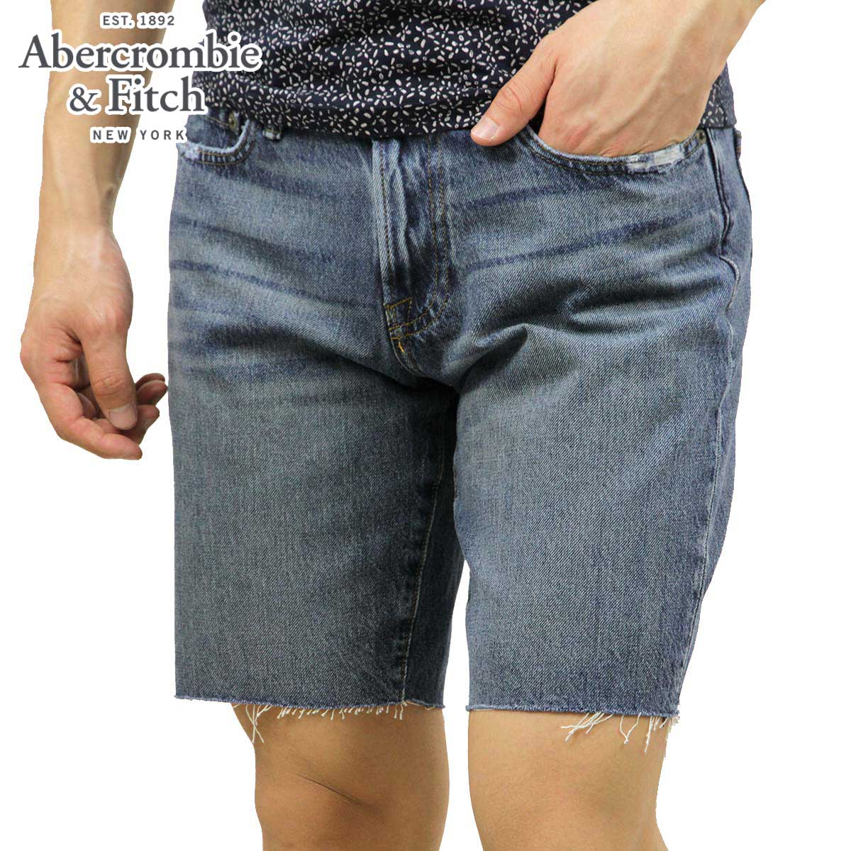 ���Х��� ���硼�ȥѥ�� ��� ������ Abercrombie��Fitch �ܥȥॹ �ϡ��եѥ�� �ǥ˥�ѥ�� MEDIUM DENIM SHORTS 128-283-0823-278 A02B B1C C2D D4E E06F