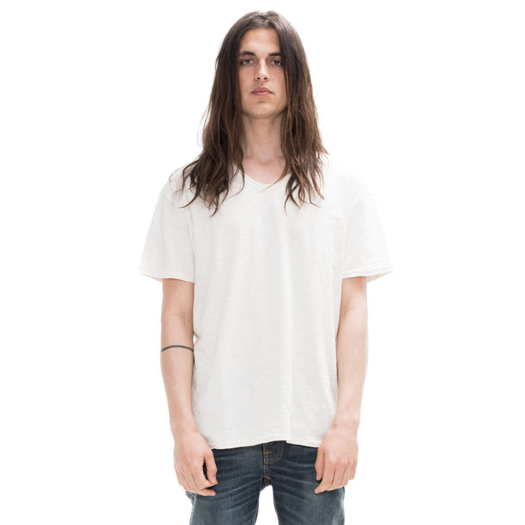 ̡ǥ T Ź Nudie Jeans ȾµT  Loose Tee White 131404 A62B B1C C1D D1E E01F