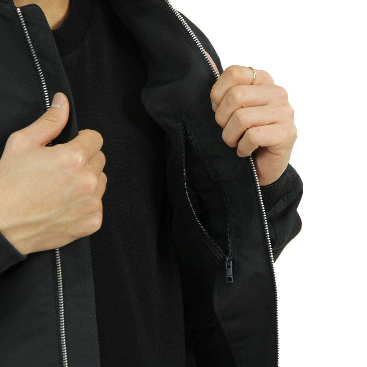 ����Х��� MA-1 ��� ��������Ź elvine �������� �ܥ�С����㥱�å� REX BOMBER JACKET 201015 197 NIGHT SKY A91B B1C C1D D4E E06F