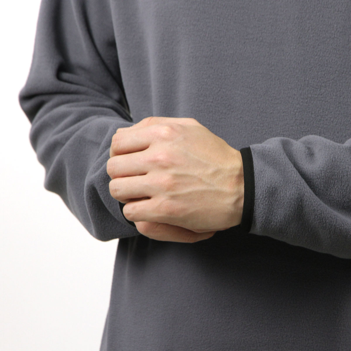 Ρե ե꡼   THE NORTH FACE ȥåץ 쥤㡼 롼ͥå åȥ TNF TKA GLACIER CREW FLEECE NF0A7UJA F9L VANADIS GREY/TNF BLACK A14B B1C C1D D5E E02F