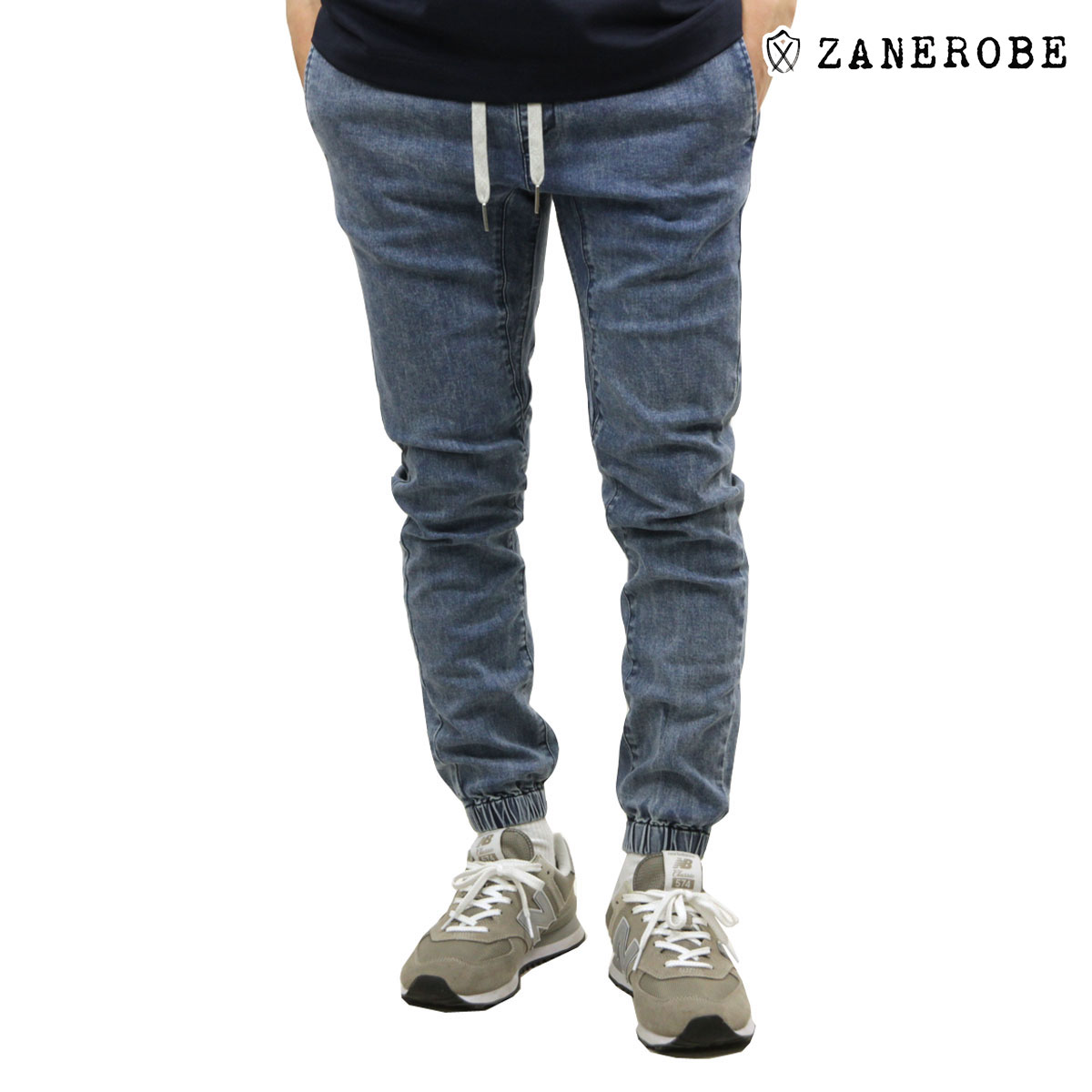 ��������� ��� ���祬���ѥ�� ��������Ź ZANEROBE ���奢����å� �ǥ˥� ������ �ܥȥॹ SURESHOT JOGGER MID LITE DENIM PANTS 707-NR ESSENTIALS BLUE