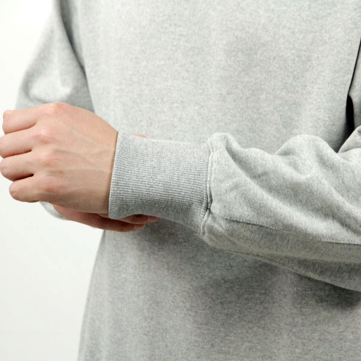 �ʥ� ��� �������å� ��������Ź NANGA ���롼�ͥå� Ĺµ �ȥ졼�ʡ� ECO HYBRID SWEATSHIRT L.GRY NW2241-1F220 LIGHT GREY