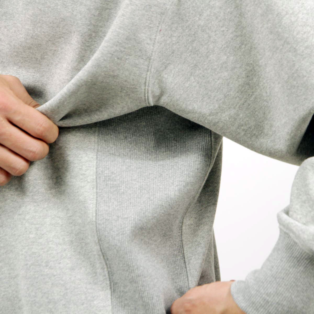 �ʥ� ��� �������å� ��������Ź NANGA ���롼�ͥå� Ĺµ �ȥ졼�ʡ� ECO HYBRID SWEATSHIRT L.GRY NW2241-1F220 LIGHT GREY