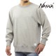 �ʥ� ��� �������å� ��������Ź NANGA ���롼�ͥå� Ĺµ �ȥ졼�ʡ� ECO HYBRID SWEATSHIRT L.GRY NW2241-1F220 LIGHT GREY