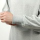 �ʥ� ��� �������å� ��������Ź NANGA ���롼�ͥå� Ĺµ �ȥ졼�ʡ� ECO HYBRID SWEATSHIRT L.GRY NW2241-1F220 LIGHT GREY