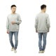 �ʥ� ��� �������å� ��������Ź NANGA ���롼�ͥå� Ĺµ �ȥ졼�ʡ� ECO HYBRID SWEATSHIRT L.GRY NW2241-1F220 LIGHT GREY