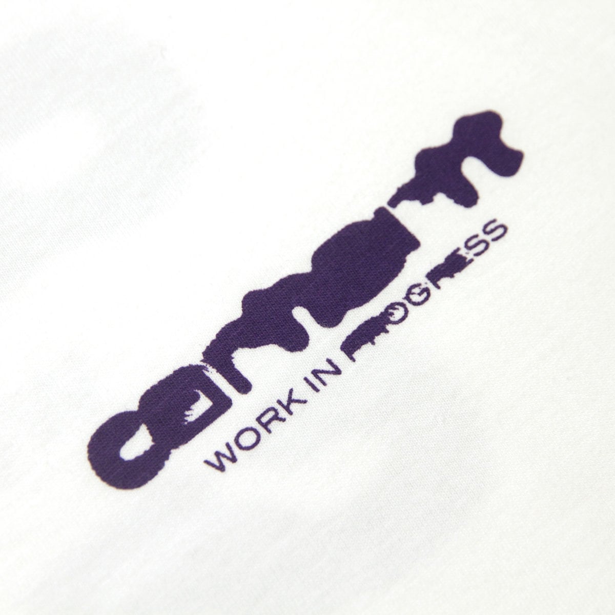 �����ϡ��� ��� ȾµT����� ������ CARHARTT WIP ���롼�ͥå� �Хå��ץ��� SHORT SLEEVE INK BLEED T-SHIRT WHITE / TYRIAN I032878