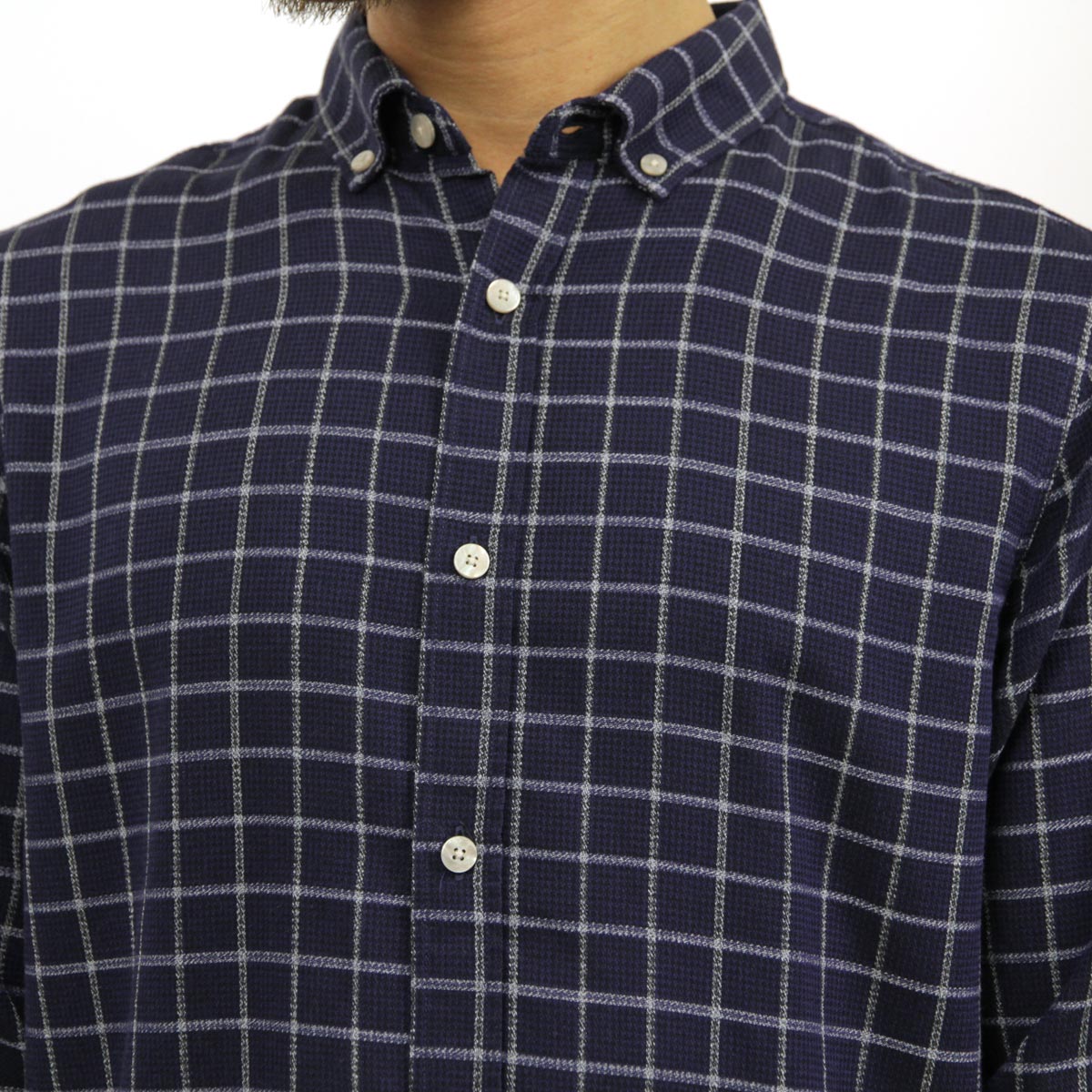 Х elvine Ź  Ĺµ CHECK SHIRT1404717 dk blue check A91B B1C C1D D6E E06F