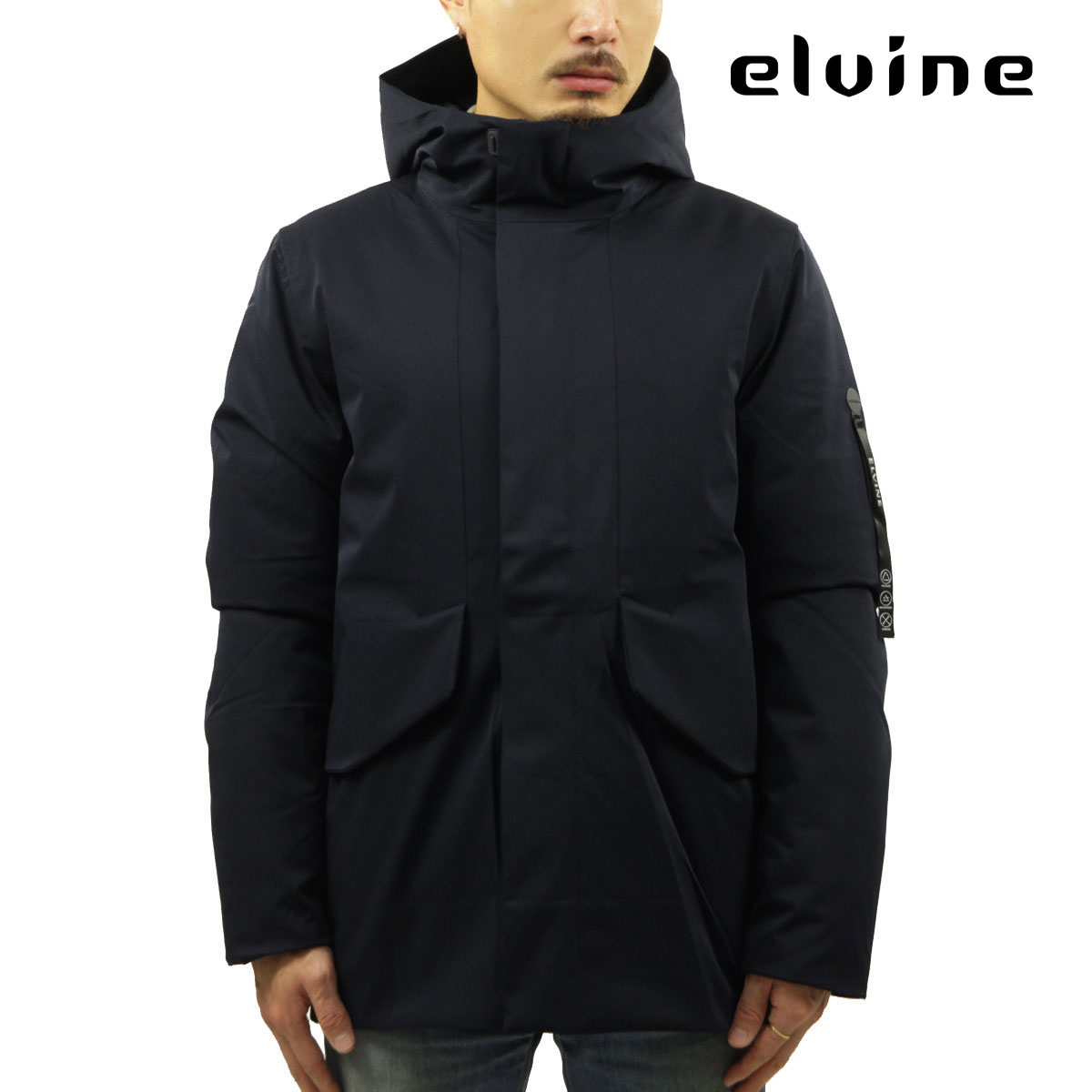 Х 󥸥㥱å  Ź elvine  ȥå TIAM THERMORE FUNCTION STRETCH REC DOWN JACKET 330634 240 DARK NAVY          A91B B1C C1D D4E E06F