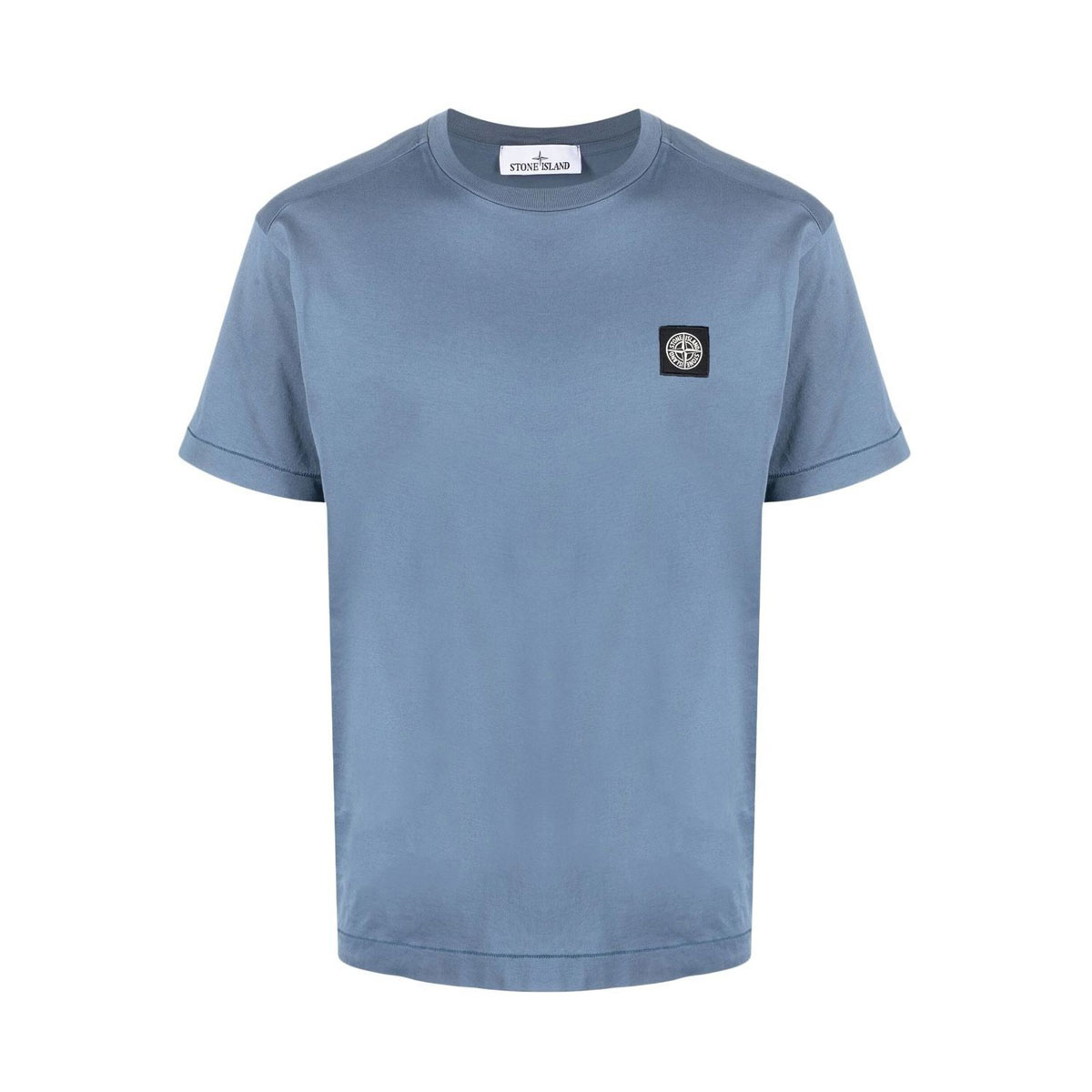 ���ȡ��󥢥����� ��� ȾµT����� ������ STONE ISLAND ���롼�ͥå� ���� T����� 60/2 COTTON JERSEY SHORT SLEEVE T-SHIRT 2100039 S0013 BLUE GREY AB4B B1C C1D D1E E07F