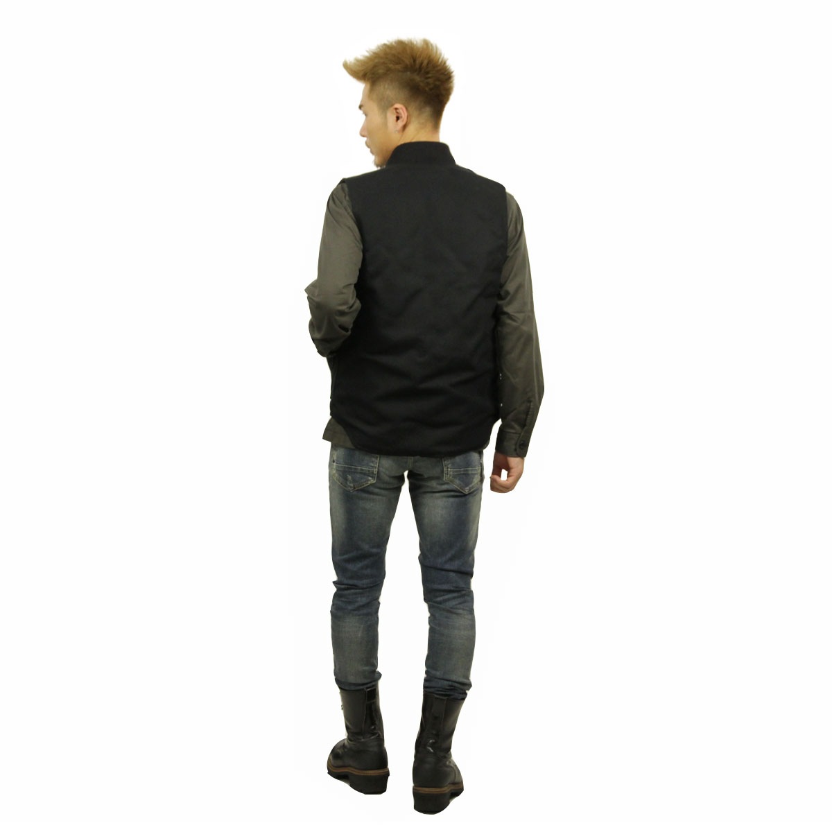 �����ϡ��� �٥��� ��� ������ CARHARTT �������� DUCK VEST V01 - BLK BLACK A11B B1C C1D D4E E13F