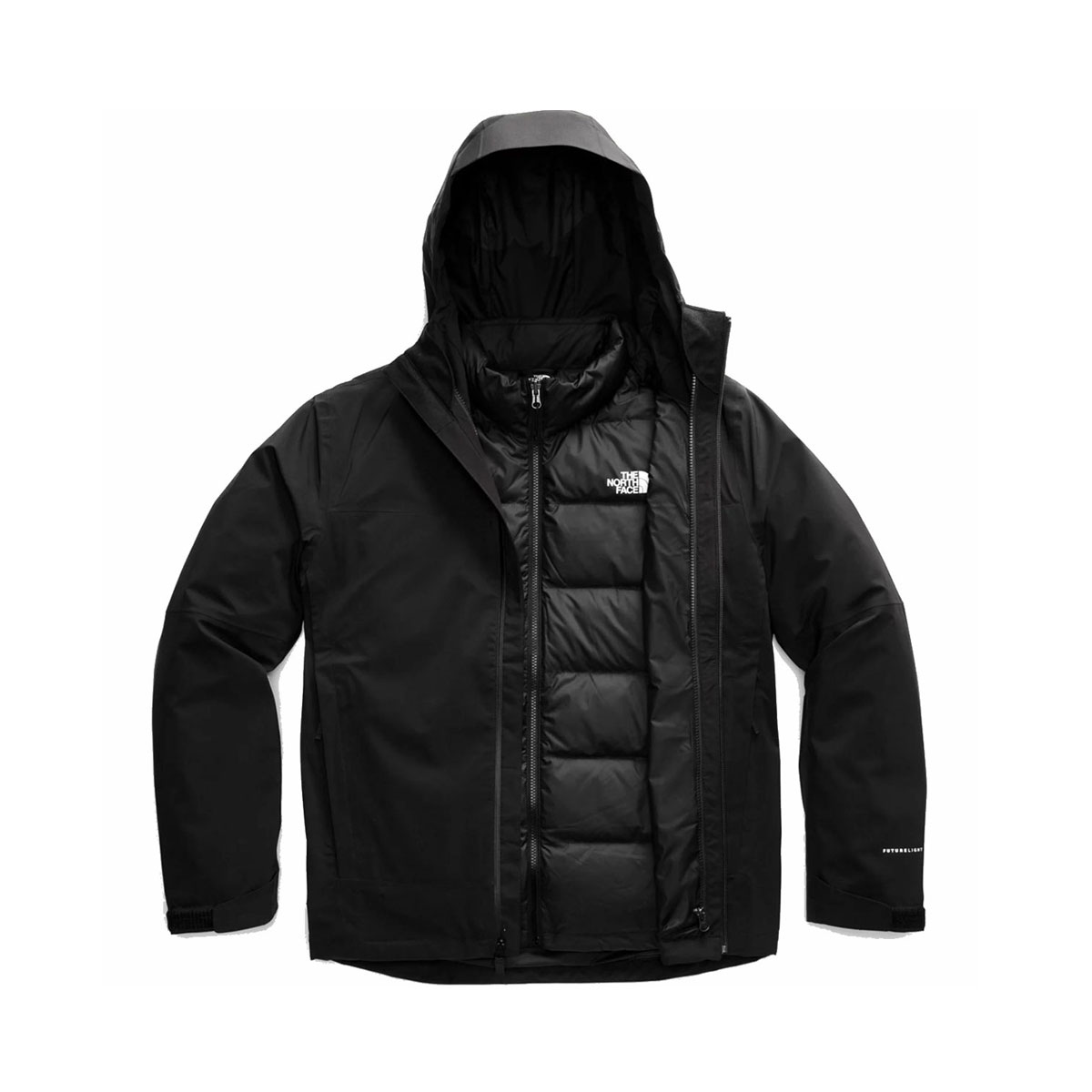 Ρե 㥱å   THE NORTH FACE ޥƥѡ  M MOUNTAIN LIGHT FL TRICLIMATE JACKET NF0A4R2I TNF BLK/TNF BLK A14B B1C C1D D4E E13F