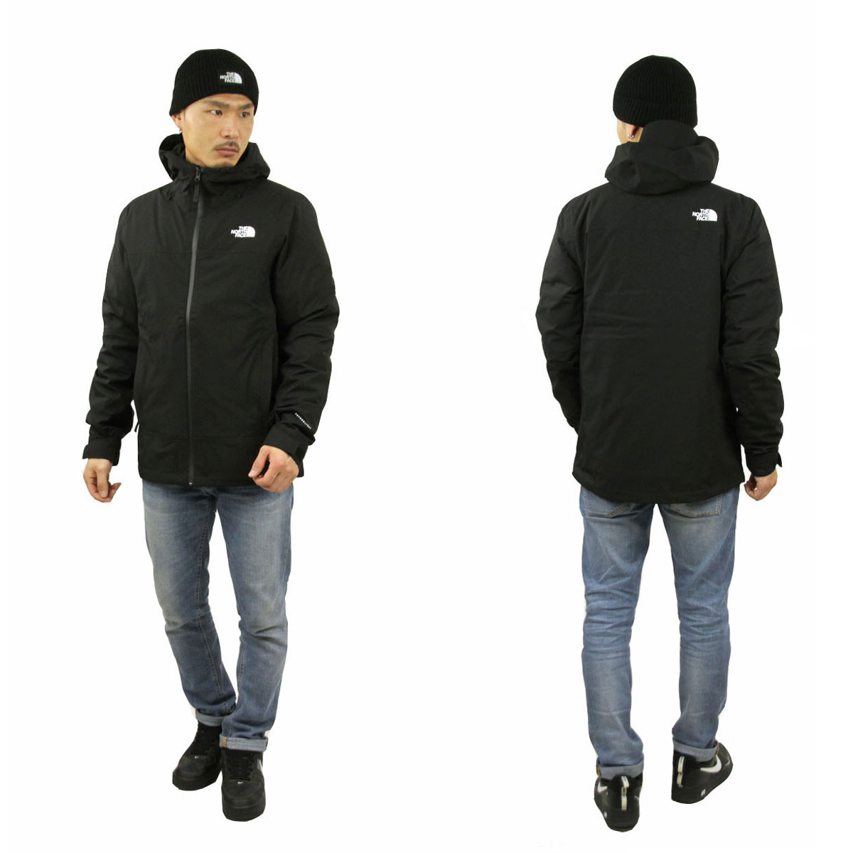 Ρե 㥱å   THE NORTH FACE ޥƥѡ  M MOUNTAIN LIGHT FL TRICLIMATE JACKET NF0A4R2I TNF BLK/TNF BLK A14B B1C C1D D4E E13F