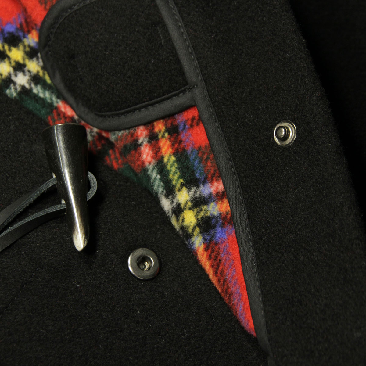 �������С������� ������ ��� ��������Ź GLOVERALL ���åե륳���� �����������㥱�å� GLOVERALL ORIGINAL DUFFLE COAT MS 5120/CT CLOTH BLACK/ROYAL STEWART  A85B B1C C1D D4E E13F