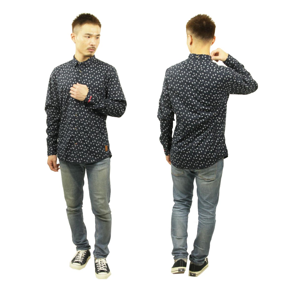 �����å�����ɥ����� ����� ��� ��������Ź SCOTCH&SODA Ĺµ����� �ܥ�������󥷥�� SLIM-FIT PRINTED POPLIN SHIRT COMBO B D 167265 0218 61411 79 A39B B1C C1D D6E E06F