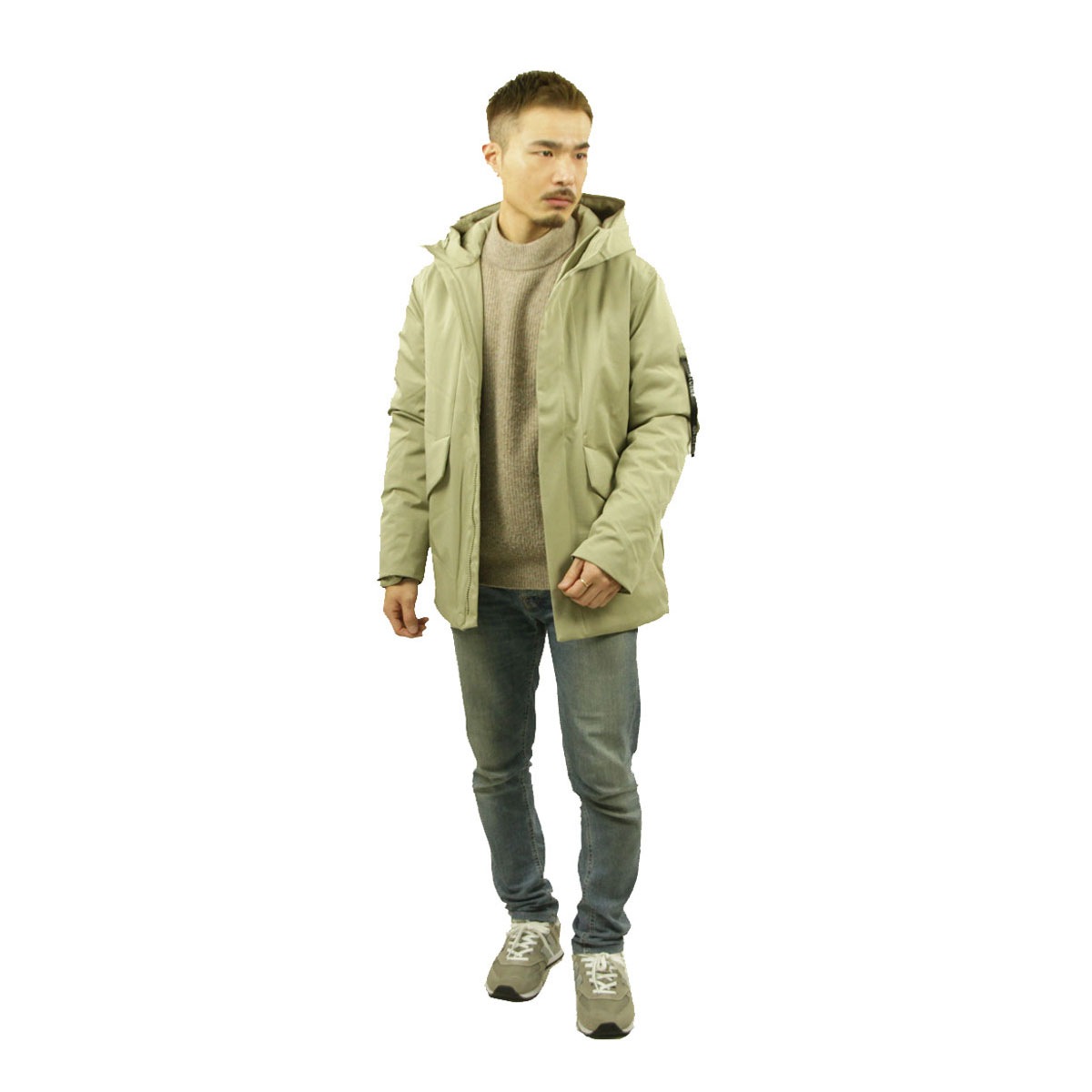 ����Х��� �����󥸥㥱�å� ��� ��������Ź elvine �������� ���ȥ�å� TIAM THERMORE FUNCTION STRETCH REC DOWN JACKET 330634 742 WHITE TEA          A91B B1C C1D D4E E18F