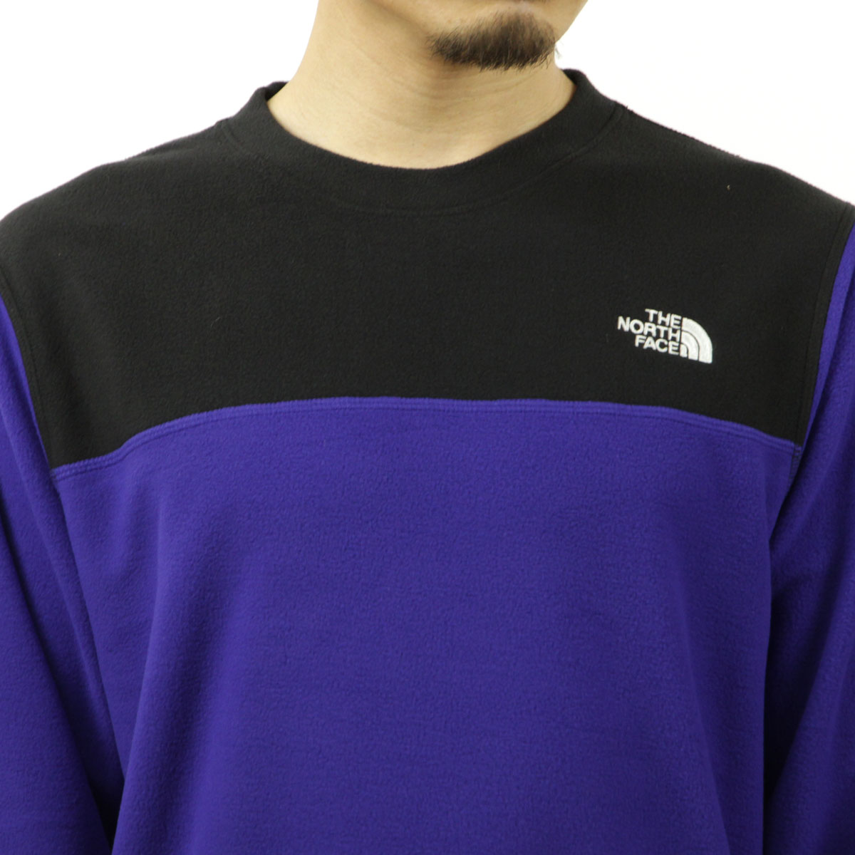 �Ρ����ե����� �ե꡼�� ��� ������ THE NORTH FACE �ȥåץ� ���쥤���㡼 ���롼�ͥå� �������åȥ���� TNF TKA GLACIER CREW FLEECE NF0A7UJA ZXC LAPIS BLUE/TNF BLACK A14B B1C C1D D5E E06F