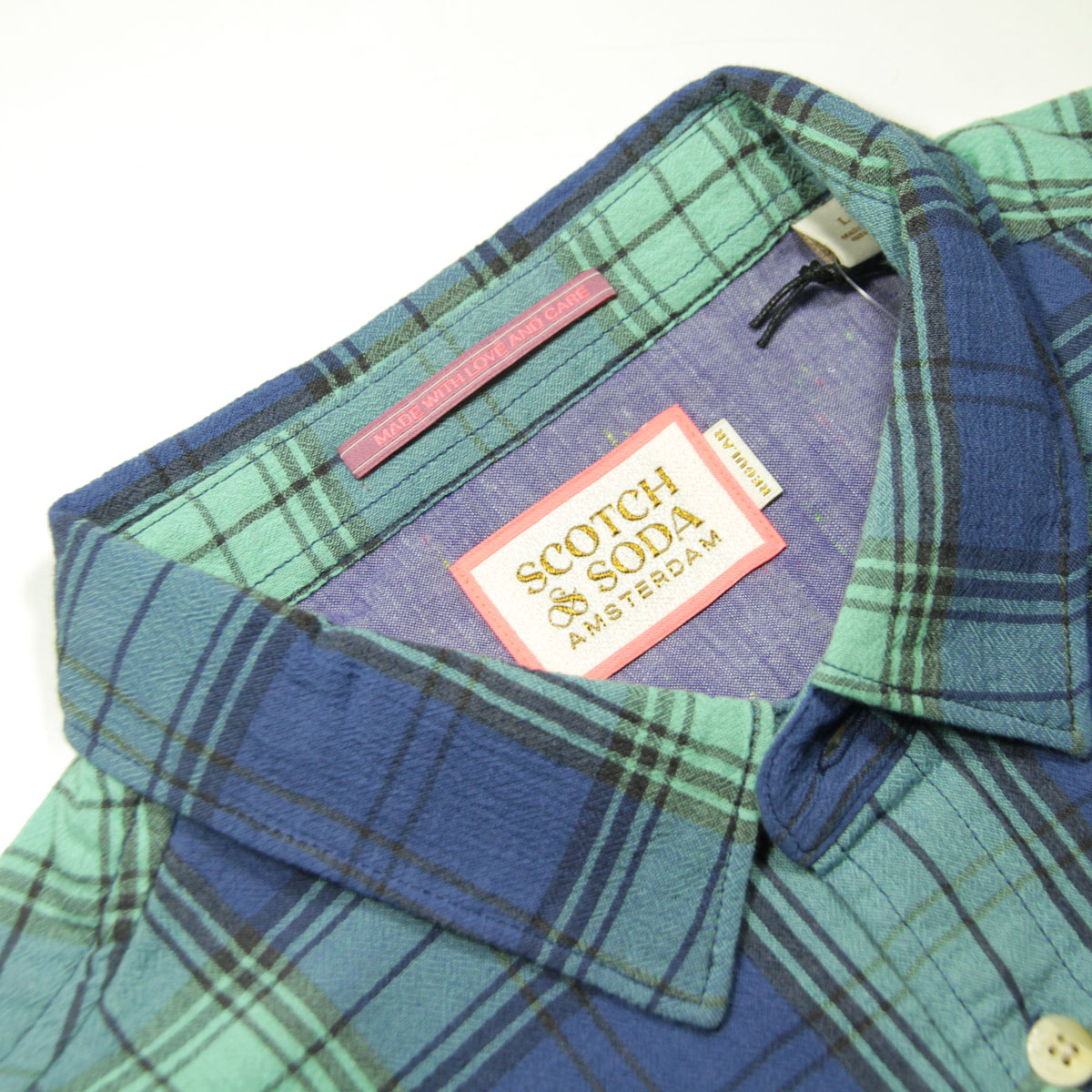 �����å�����ɥ����� ��� �����å������ ��������Ź SCOTCH��SODA �ܥ�������� Ĺµ����� REGULAR-FIT CHECKED SEERSUCKER VOILE SHIRTS COMBO A 169728 0217 71415 59